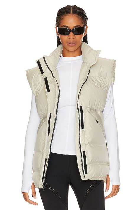 adidas by Stella McCartney True Nature Puffa Gilet in Gobi | REVOLVE