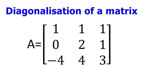 Image result for Diagonalisation