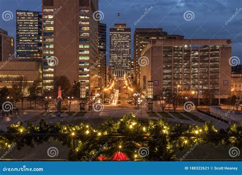 Nashville, Tennessee - December 5, 2017 : View of Downtown Nashville ...