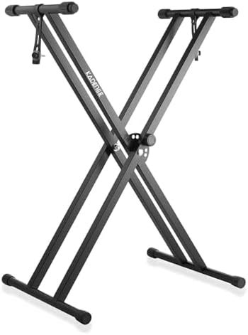 Kadence Heavy-Duty, Double-X, Adjustable Piano Keyboard Stand with ...