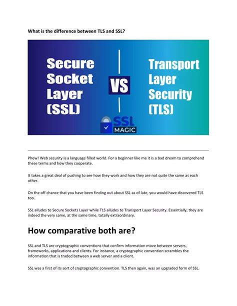 Image result for Difference Between SSL/TLS