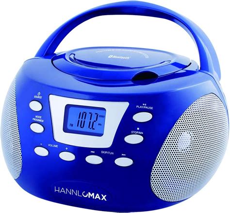 HANNLOMAX HX-310CD Portable CD Boombox, PLL AMFM India | Ubuy