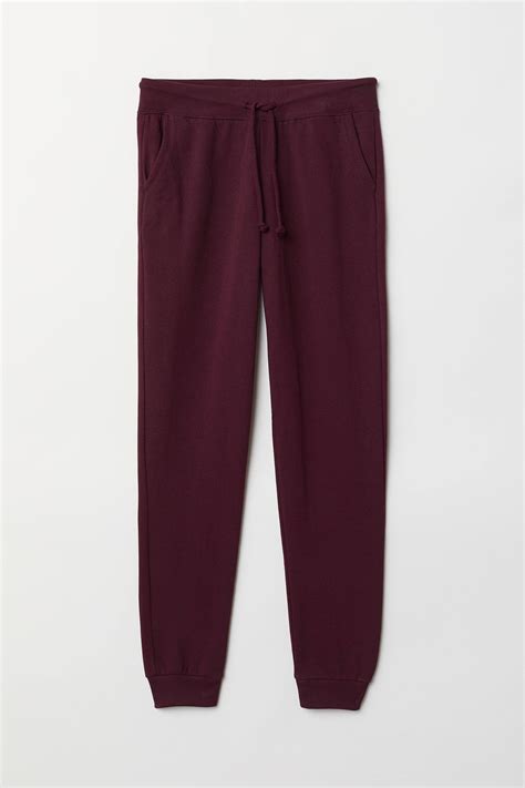 Sweatpants - Dark purple - Ladies | H&M IN