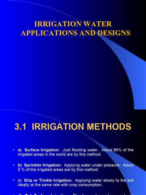 Image result for Types of Irrigation Project PDF