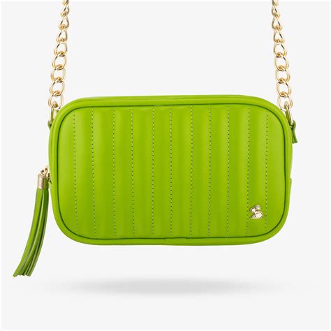Lime Green Crossbody Bag For Women | Stylish Sling Zip Bag – Moon ...