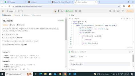 Image result for 4Sum LeetCode Video Java