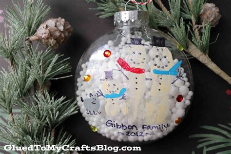 Thumbprint Christmas Ornaments
