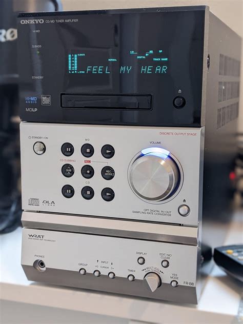 Onkyo FR-B8 - cheap (?) mini-system with MDLP/Hi-MD : r/minidisc