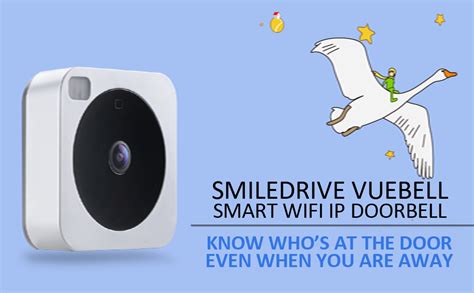 SMILEDRIVE® VUEBELL WiFi Smart Door Bell with Chime & Motion Detection ...