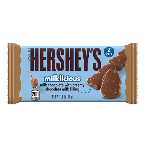 Hershey's Milklicious Milk Chocolate Candy, Bar 1.4 oz - Walmart.com