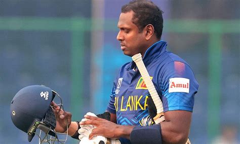 Men’s ODI WC: MCC Suggests Mathews Avoided 'Timed Out' Dismissal by ...