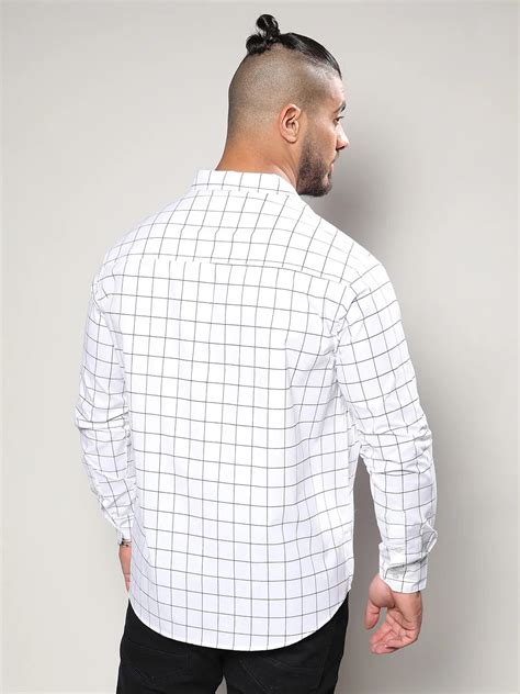 Plus Size Casual Checks Shirt (3XL - 6XL) | Instafab Plus