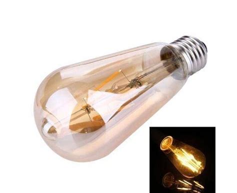 Buy Bulbs | Pear Amber LED Filament Bulb - Set of 2 | Shop at The ...