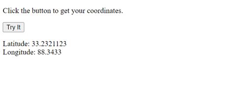 JavaScript Code to Get Current Location 的图像结果