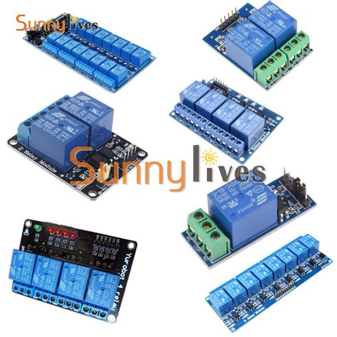12V 1/2/4/8/16-Channel Relay Module With optocoupler India | Ubuy