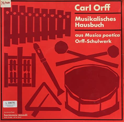 Carl Orff. Tölzer Knabenchor. Kammerchor der Staatlichen Hochschule für ...