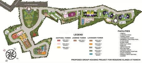 Resizone Elanza in Khelgaon, Ranchi: Price, Brochure, Floor Plan, Reviews