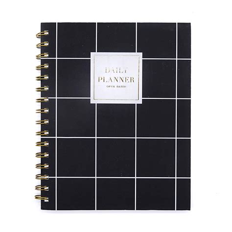 7mm Between the Lines Daily Planner (Square), 150 pages, Wiro Hardbound ...
