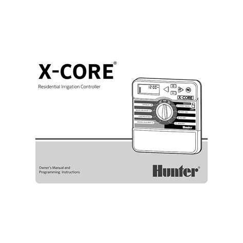 Hunter X Core User Manual Printable 的图像结果