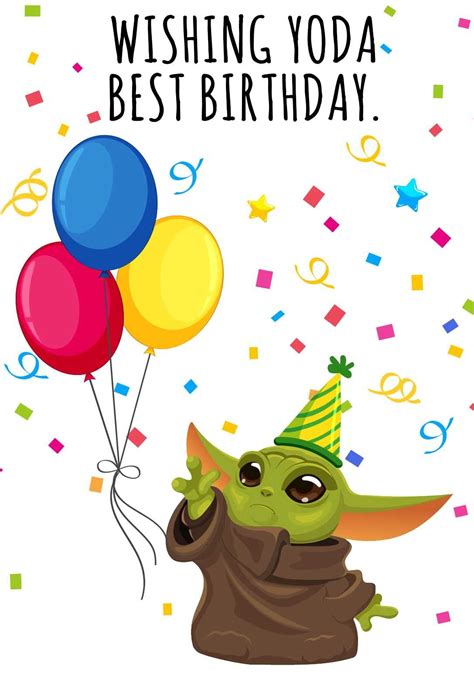 Free Printable Birthday Cards Star Wars - Printable Calendars AT A GLANCE