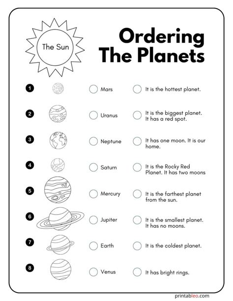 Problem Solving Solar System Worksheets 的图像结果