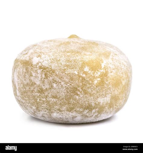 Green Tea Matcha Mochi Ice Cream on a White Background, Mochi Japanese ...