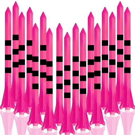 Golf Tees Plastic 3 1/4 2 3/4 inch Unbreakable 100 Pack, Bulk Long ...