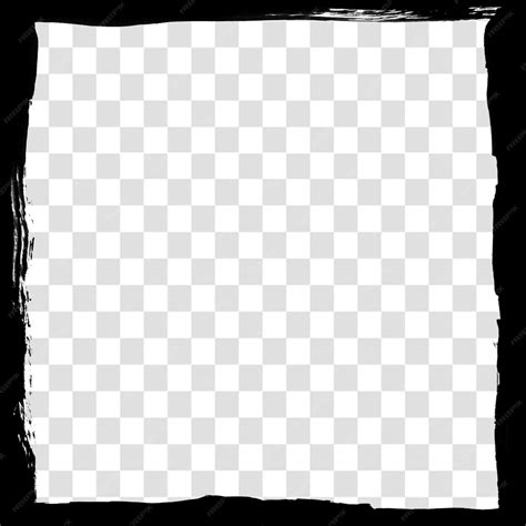 Realistic black grunge border texture perfect for layout use isolated ...
