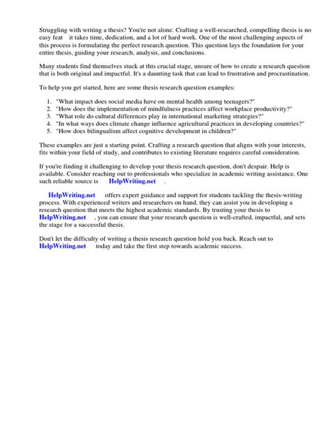 Image result for Examples of Dissertation Questions