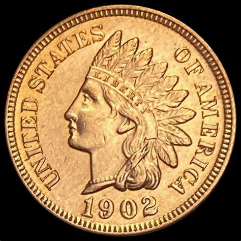 1902 Indian Head Cent GEM BU