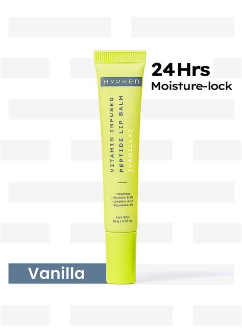 VITAMIN INFUSED PEPTIDE LIP BALM - VANILLA 10G – HYPHEN