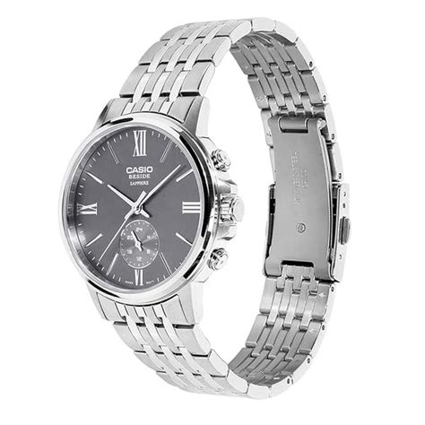 Casio Enticer Silver Men's Watch A2537 BMS-100D-8AVDF – Sethi Watch