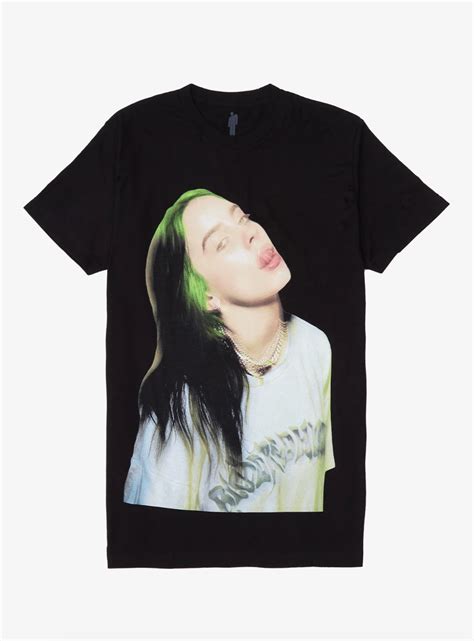 Billie Eilish Tongue Out T-Shirt | Billie eilish, Billie, Classic t shirts