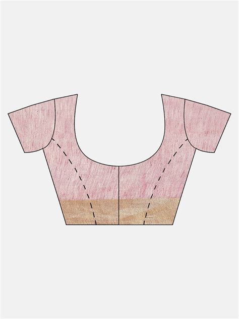 Pink Golden Handwoven Dual-Tone Saree – Kalakari India