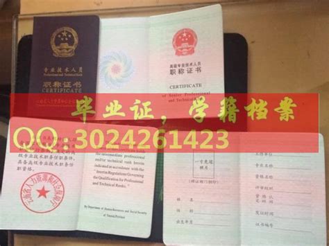 云南省新版职称证书样本- 毕业证书定制|毕业证编号查询网