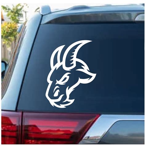 Goat Head Window Decal Sticker | Custom Made In the USA | Fast Shipping