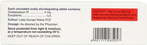 Emeset 4 MG Tablet (10): Uses, Side Effects, Price & Dosage | PharmEasy