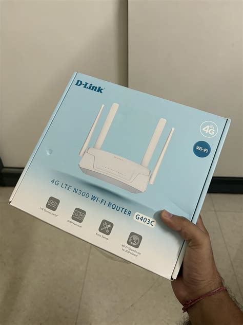 D-Link G403C |N300 4G Smart Router | Works with Google Assistant and ...