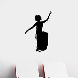 Decor Villa Indian Dance Wall Sticker & Decal (PVC Vinyl,Size -58 cm x ...