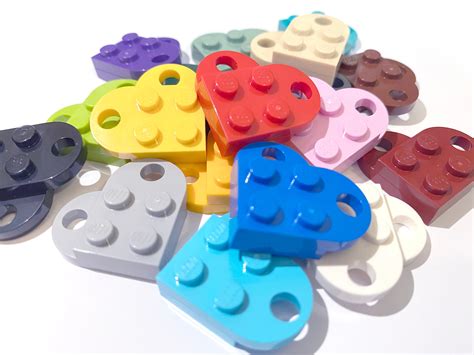 LEGO Heart Brick - DIY Kit - 18 Colour - LOVE Friendship Boyfriend ...