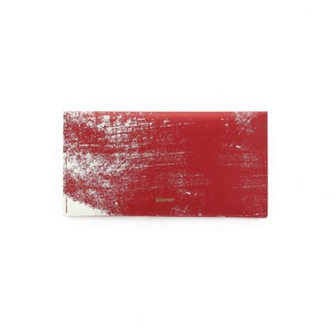 Wallet L -Red Strokes- | planar