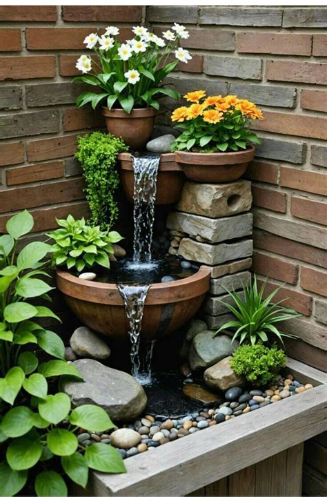 Pin by Ann Fam on fountain | Diy garden fountains, Small garden ...