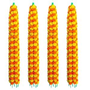 Buy Selibration | Multi-Color Marigold Artificial Flowers Garlands ...