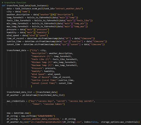 Air Flow Python ETL 的图像结果