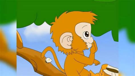 儿童故事 - 小猴摘桃