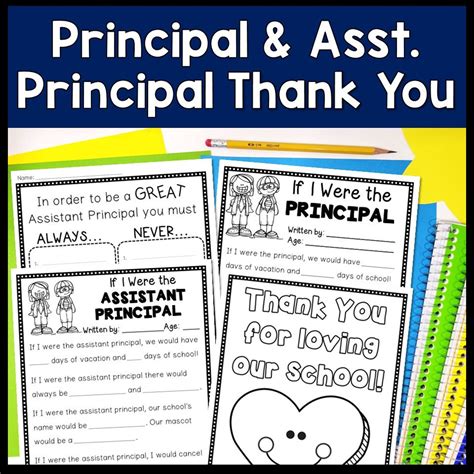 Principal and Assistant Principal Appreciation Note | Thank You Card ...