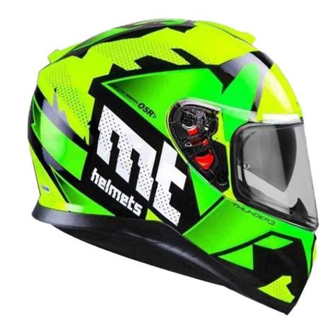 MT THUNDER 3 SV Torn Gloss Fluro Yellow Green Helmet– Moto Central