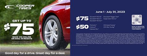 Cooper Summer 2023 Tire Rebate