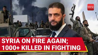 Clashes and ‘revenge’ killings leave over 1,000 dead in Syria in two ...