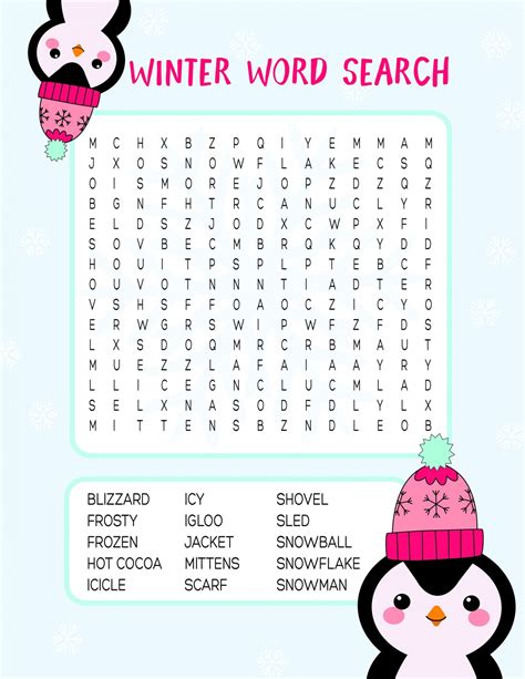 Free Word Searches Printable